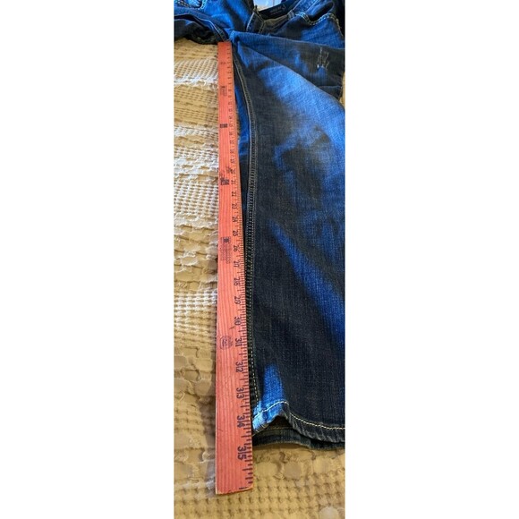 Wrangler Shiloh Womens Jeans Size 15 / 16 X 36 Distressed Denim Boot Cut Rodeo! - Picture 10 of 11